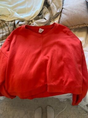 all in motion Red Crewneck Sweatshirt